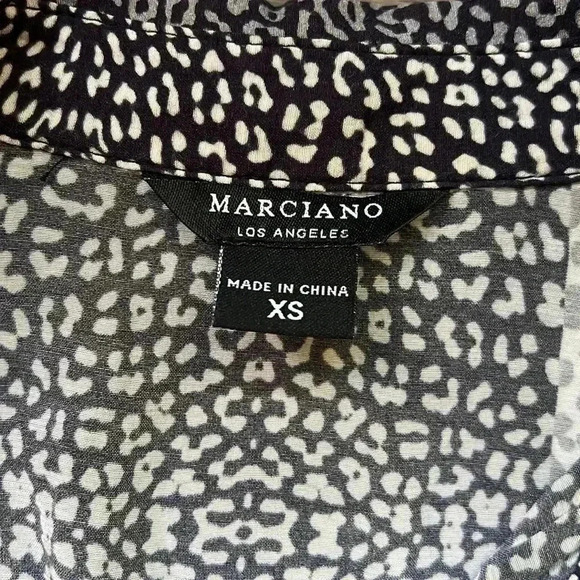 🔥MARCIANO🔥 | Blue and grey animal print sleeveless dress - Picture 6 of 12